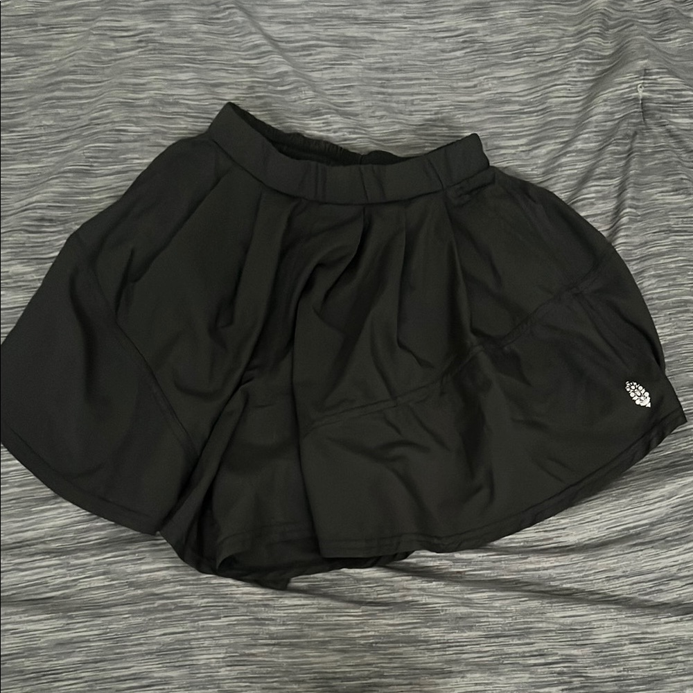 Free People Movement Black Flowy Athletic Shorts